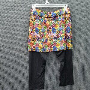 Kimmery Yoga Pants Floral hippie Black Women's M
